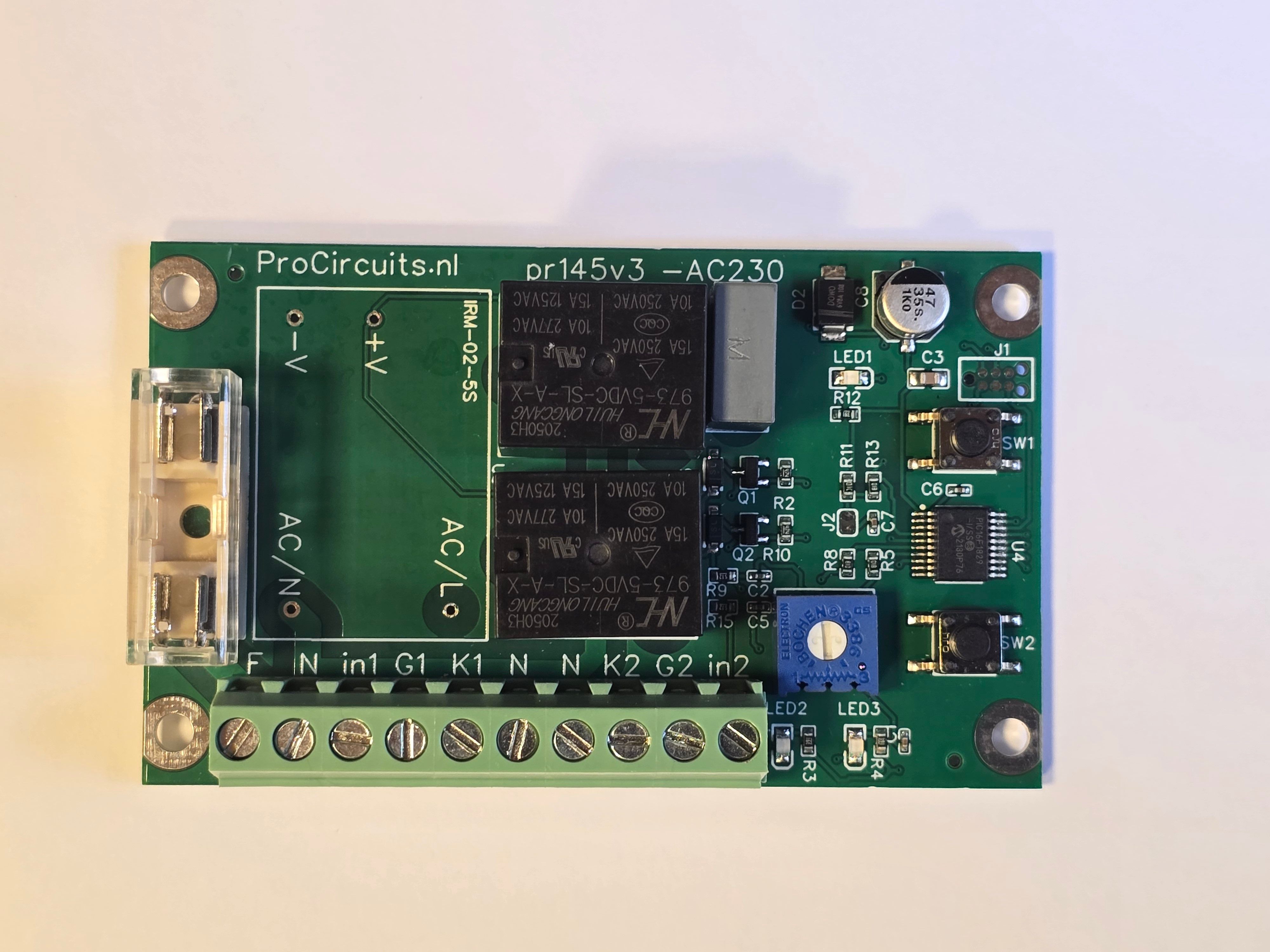 Close-up van een printplaat van ProCircuits